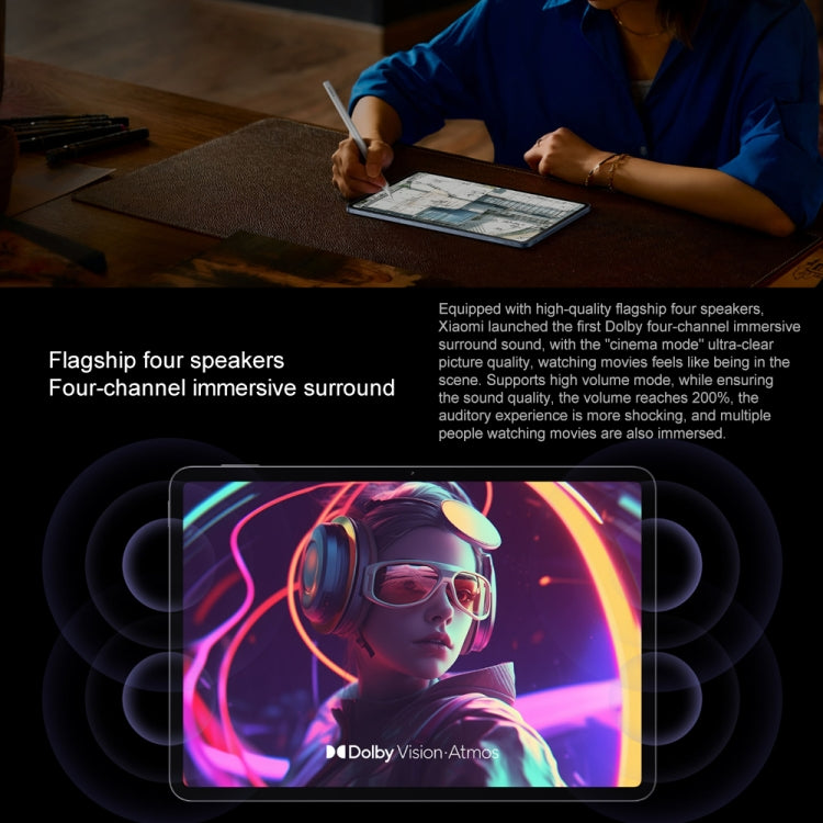 Xiaomi Pad 7 Pro 11.2 inch, 12GB+512GB, HyperOS 2 Qualcomm Snapdragon 8s Gen3 Octa Core (Black) - free shipping - PMc TechLife - Order now!