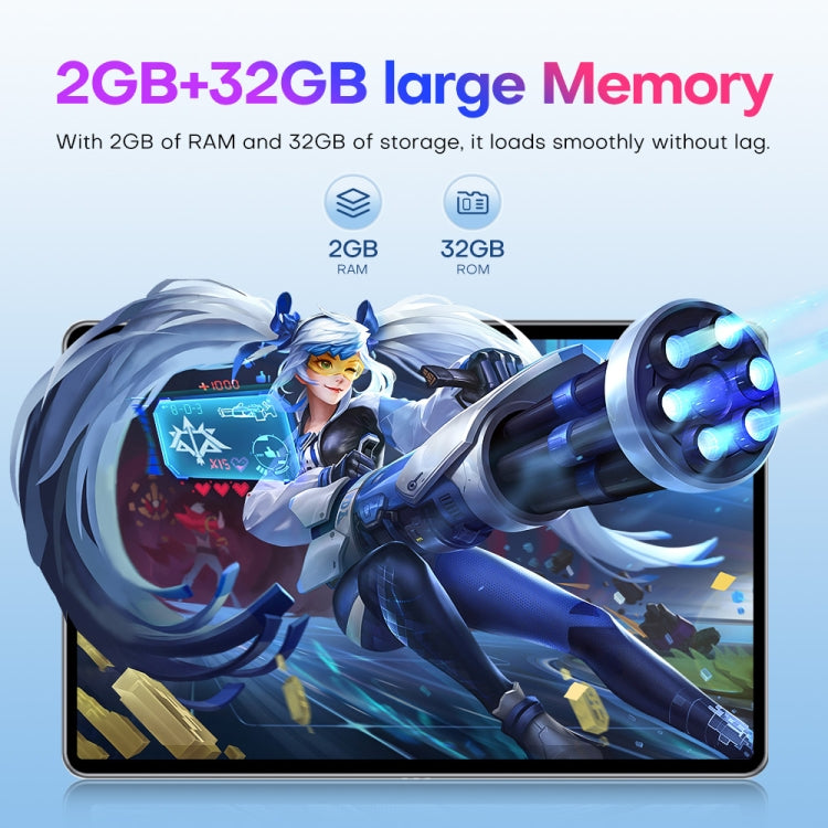 Pad7 Ultra 10.1 inch 3G Phone Call Tablet PC, 2GB+32GB, Android 8.1 MTK6737 Quad Core, US Plug (Silver) - free shipping - PMc TechLife - Order now!