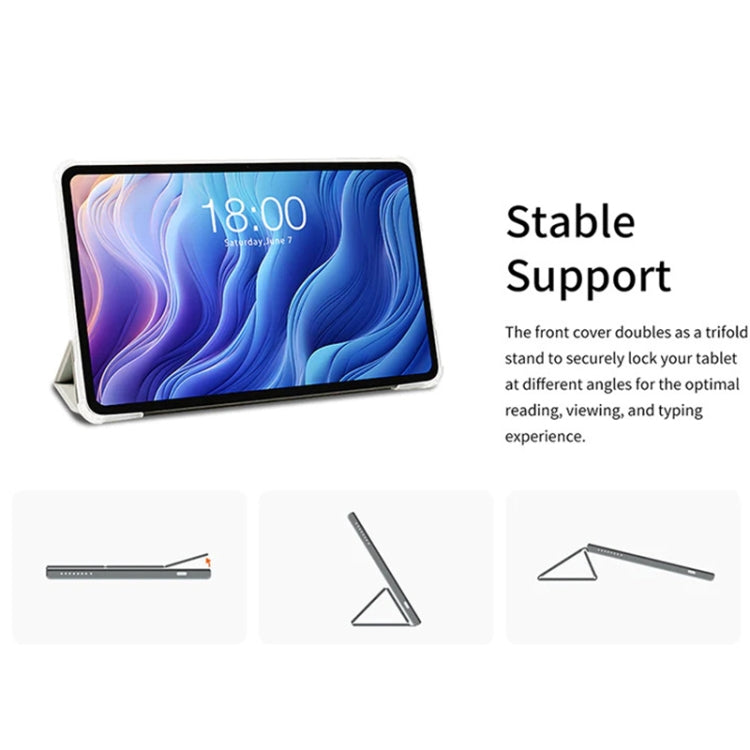 Teclast 3-Fold Holder Smart Tablet Leather Folio Case for Teclast T60 Plus - free shipping - PMC TechLife - Order now!