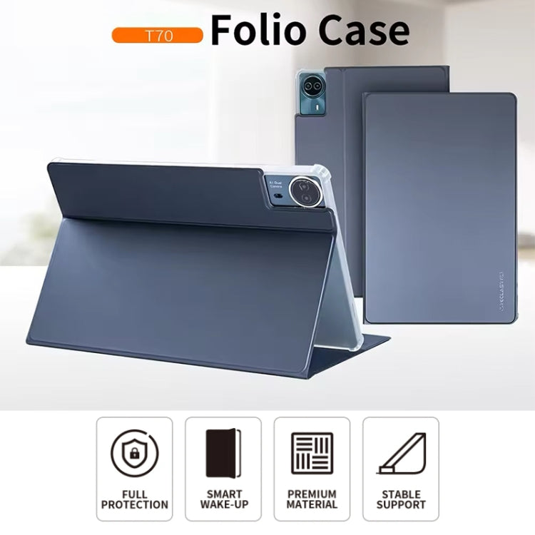 Teclast Anti-slip Texture Smart Tablet Leather Folio Case for Teclast T70 - Teclast by TECLAST | Online Shopping South Africa | PMC TechLife | Buy Now Pay Later Mobicred