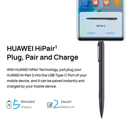 Original Huawei M-Pen 2 Stylus Pen for Huawei Mate 40 Series / MatePad Pro (Grey) - Stylus Pen by Huawei | Online Shopping South Africa | PMC Jewellery | Buy Now Pay Later Mobicred