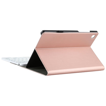 A500S Detachable Bluetooth Backlight Keyboard Ultrathin Horizontal Flip Leather Tablet Case with Holder for Samsung Galaxy Tab A7 10.4 (2020) T500 / T505(Rose Gold) - Samsung Keyboard by PMC Jewellery | Online Shopping South Africa | PMC Jewellery