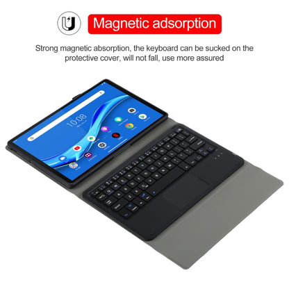 AM10-A Detachable Bluetooth Backlight Keyboard Ultrathin Horizontal Flip Leather Tablet Case with Touchpad & Holder for Lenovo M10 Plus 10.3 inch X606F(Black) - Lenovo Keyboard by PMC Jewellery | Online Shopping South Africa | PMC Jewellery