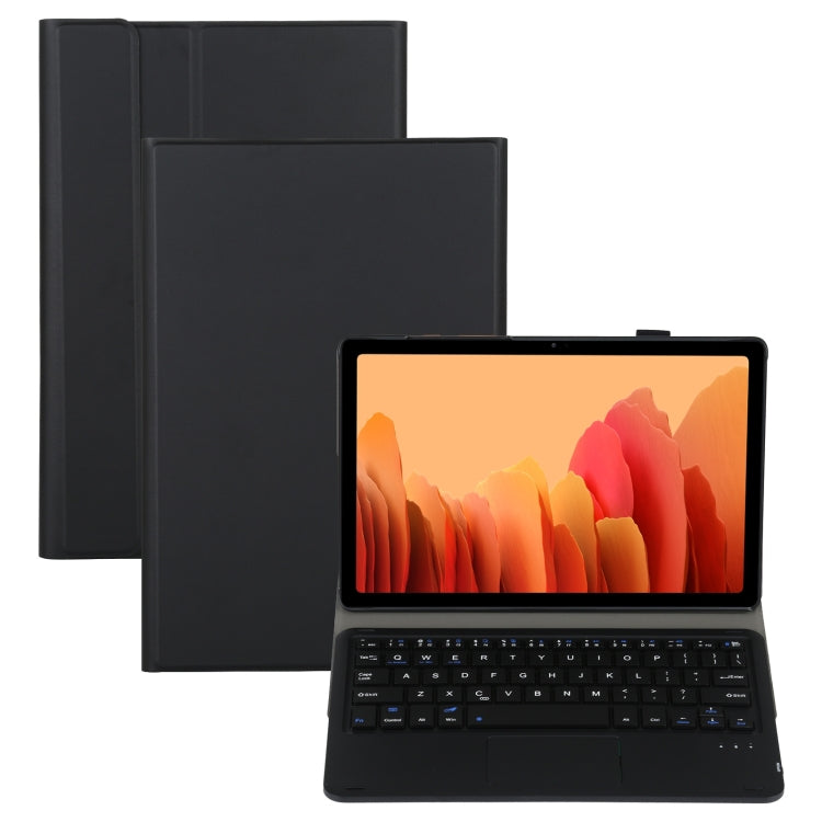 A500-A Detachable Bluetooth Keyboard Ultrathin Horizontal Flip Leather Tablet Case with Touchpad & Holder for Samsung Galaxy Tab A7 10.4 (2020) T500 / T505(Black) - Samsung Keyboard by PMC Jewellery | Online Shopping South Africa | PMC Jewellery