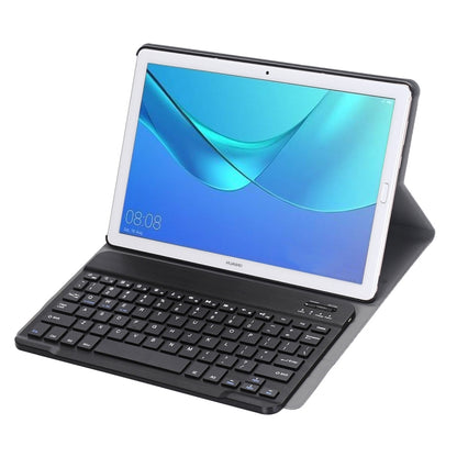 Detachable Bluetooth Keyboard Ultrathin Horizontal Flip Leather Tablet Case for Huawei MediaPad M5 10.8 inch, with Holder(Black) - Huawei Keyboard by PMC Jewellery | Online Shopping South Africa | PMC Jewellery