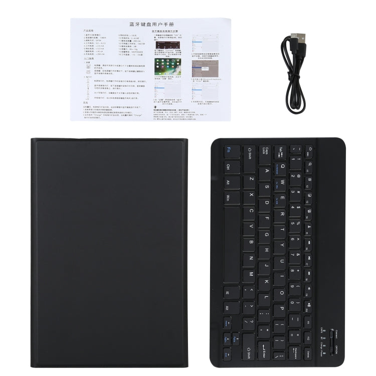 AM13 2 in 1 Removable Bluetooth Keyboard + Protective Leather Tablet Case with Holder for Lenovo Tab P11 Pro (TB-XJ706F)(Black) - Lenovo Keyboard by PMC Jewellery | Online Shopping South Africa | PMC Jewellery