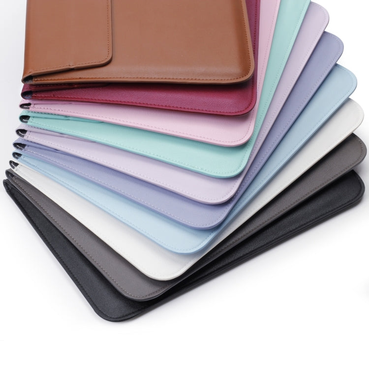 Universal Envelope Style PU Leather Case with Holder for Ultrathin Notebook Tablet PC 15.4 inch, Size: 39x28x1.5cm(Black) - 15 inch by PMC TechLife | Online Shopping South Africa | PMC TechLife | Buy Now Pay Later Mobicred