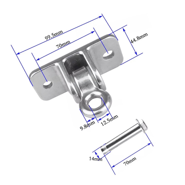 304 Stainless Steel Sandbag Buckle Ring Swing Fixed Holder, Expansion Bolt Version - Tents & Accessories by PMC TechLife | Online Shopping South Africa | PMC TechLife