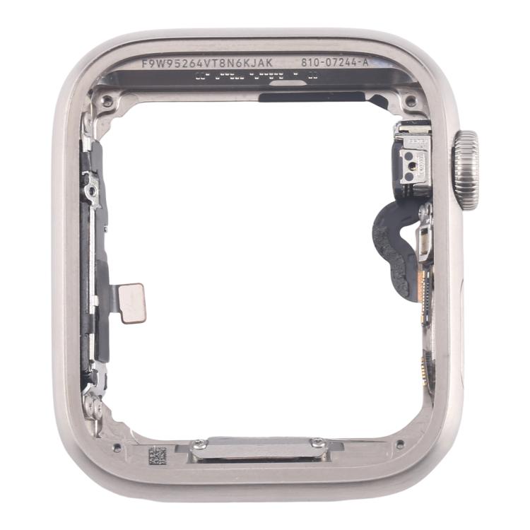 For Apple Watch Series 5 40mm LTE Stainless Steel Middle Frame Bezel Plate with Crown Spin Axis Flex Cable - Middle Frame by PMc TechLife | Online Shopping South Africa | PMc TechLife | Buy Now Pay Later Mobicred