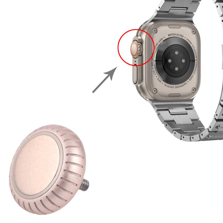 For Apple Watch Series 10 42mm / 46mm Watch Crown Nut Replacement (Gold) - free shipping - PMc TechLife - Order now!