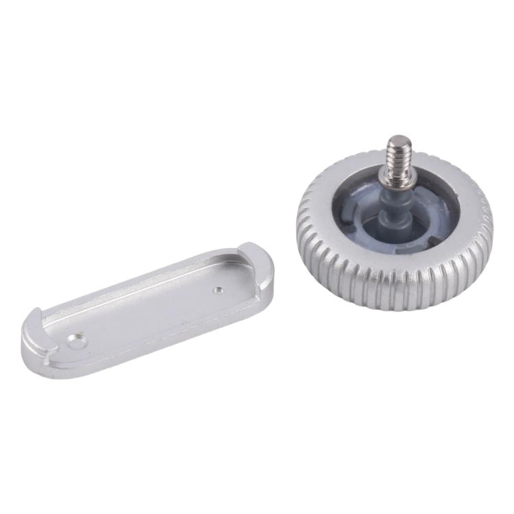 For Apple Watch Series 9 41mm / 45mm GPS Version Watch Crown Nut / Power Button Set (Silver) - free shipping - PMc TechLife - Order now!