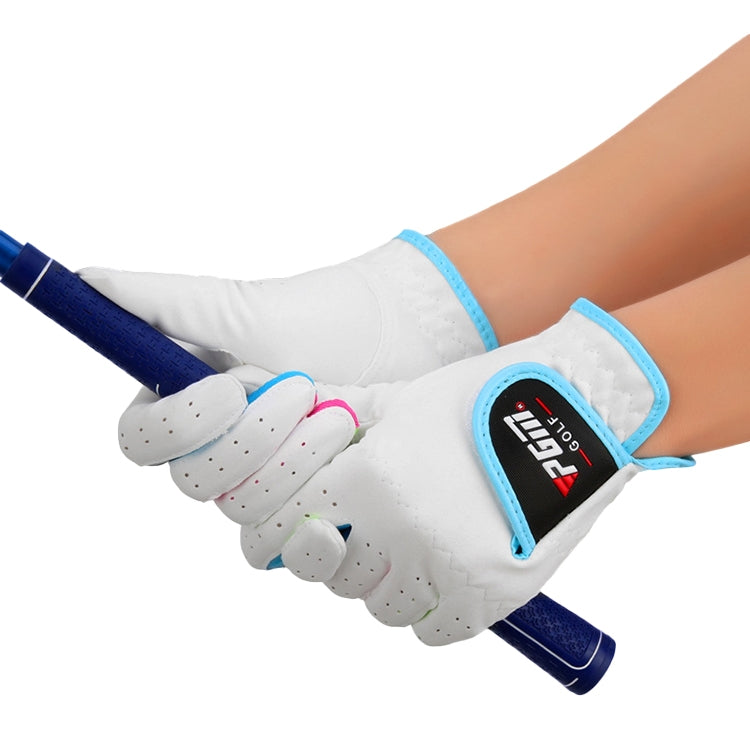 PGM One Pair Golf Microfiber Cloth Soft Comfortable Gloves for Children - Safety Gloves by PGM | Online Shopping South Africa | PMC TechLife | Buy Now Pay Later Mobicred