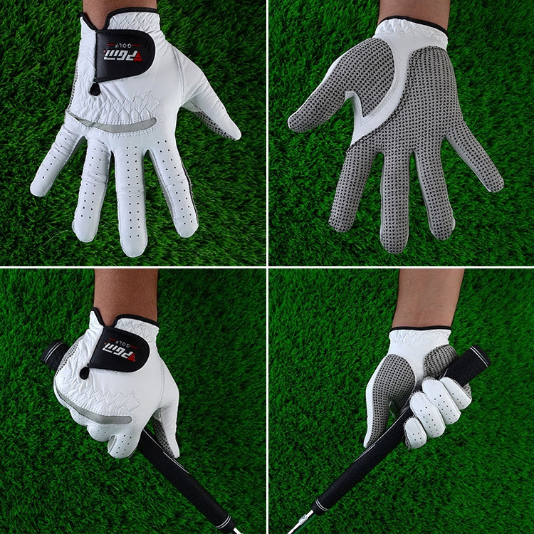 PGM Golf Sheepskin Anti-Slip Single Gloves for Men(Size: 25-Right Hand) - Safety Gloves by PGM | Online Shopping South Africa | PMC TechLife | Buy Now Pay Later Mobicred