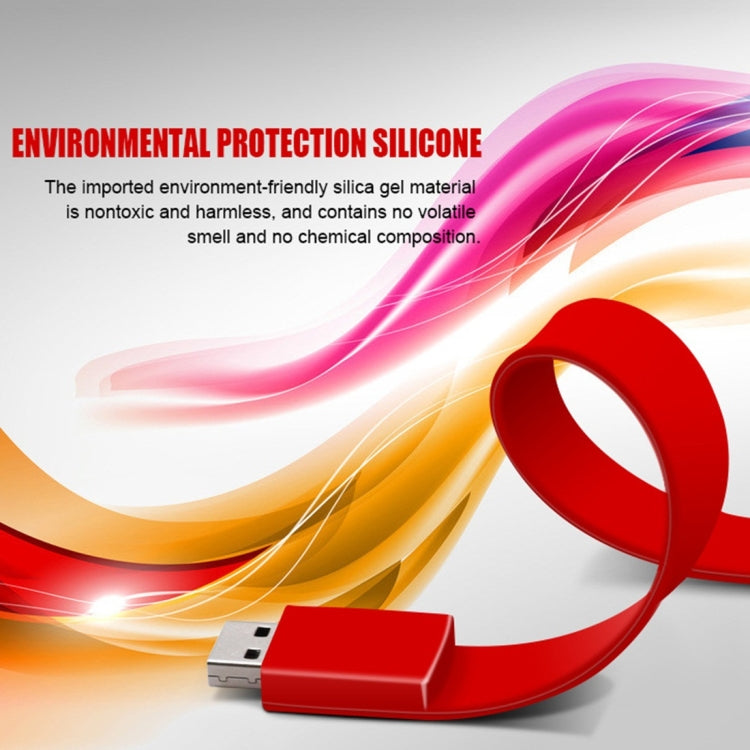 MicroDrive 128GB USB 2.0 Fashion Bracelet Wristband U Disk (Orange) - free shipping - PMC Jewellery - Order now!