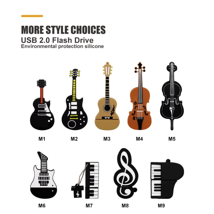MicroDrive 128GB USB 2.0 Guitar U Disk - free shipping - PMC Jewellery - Order now!