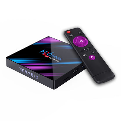 H96 Max-3318 4K Ultra HD Android TV Box with Remote Controller, Android 9.0, RK3318 Quad-Core 64bit Cortex-A53, WiFi 2.4G/5G, Bluetooth 4.0, 4GB+64GB - RK3318 by PMC Jewellery | Online Shopping South Africa | PMC Jewellery | Buy Now Pay Later Mobicred