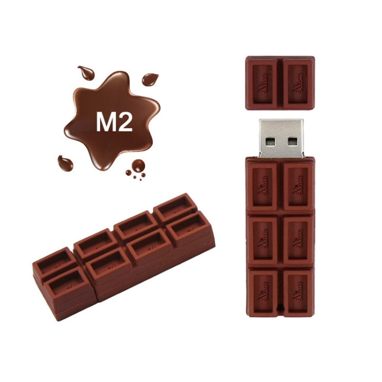 MicroDrive 128GB USB 2.0 Creative Chocolate U Disk - USB Flash Drives by MicroDrive | Online Shopping South Africa | PMC Jewellery | Buy Now Pay Later Mobicred