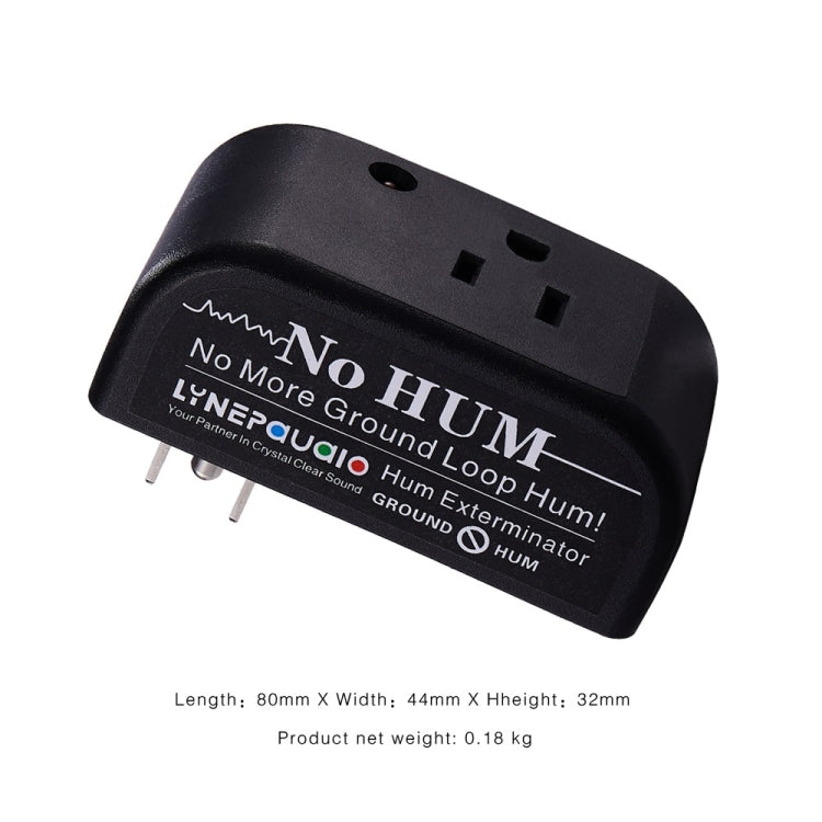 LINEPAUDIO B983 AC Ground Circuit No-Hum Buzz Eliminator, US Plug (Black) -  by PMC Jewellery | Online Shopping South Africa | PMC Jewellery | Buy Now Pay Later Mobicred