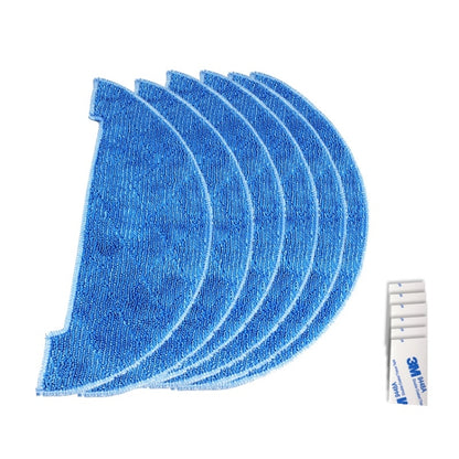 XI272 6 PCS I262 Cleaning Rag + 6 PCS G604 Magic Adhesive Sticker for ILIFE V8 / V8S / X750 - For ILIFE Accessories by PMC Jewellery | Online Shopping South Africa | PMC Jewellery | Buy Now Pay Later Mobicred