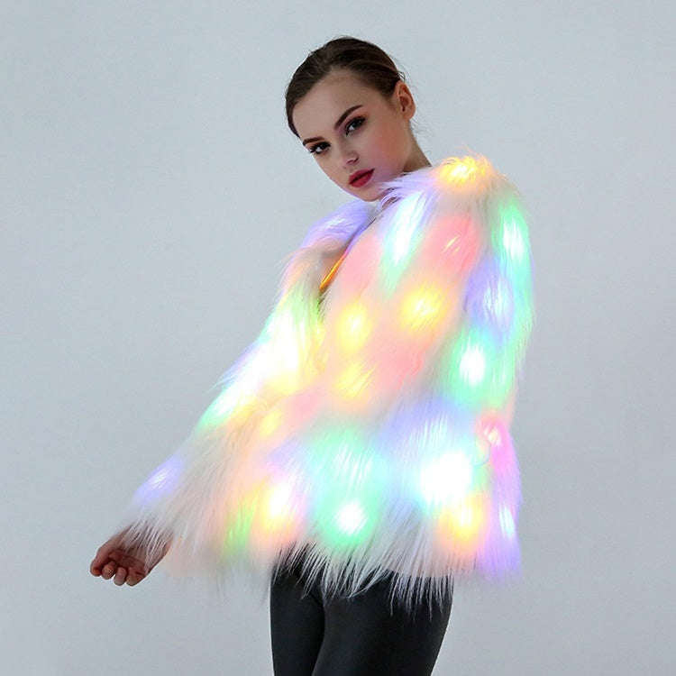 Cosplay Costumes Christmas And Halloween Night Costumes LED Colored Lights Show Clothes (Color:White With Light Size:S) - Clothing by PMC Jewellery | Online Shopping South Africa | PMC Jewellery