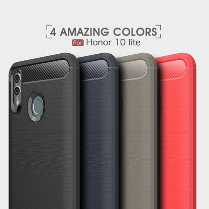 Carbon Fiber Texture TPU Shockproof Case For Huawei Honor 10 Lite / P Smart 2019 - Honor Cases by PMC Jewellery | Online Shopping South Africa | PMC Jewellery