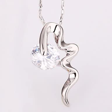Waves Necklace In White Gold - free shipping - PMC TechLife - Order now!