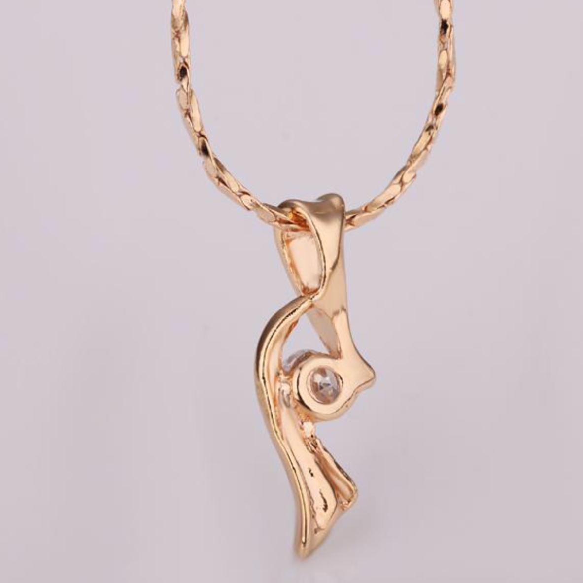 18k Gold Plated Pendant Necklace In Rose Gold - Necklaces by PMC TechLife SA | Online Shopping South Africa | PMC TechLife | Buy Now Pay Later Mobicred
