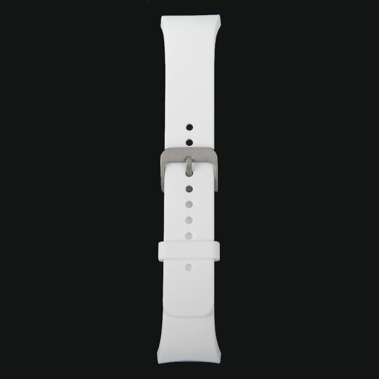 For Samsung Gear S2 Sport / Gear S2 Watch Solid Color Silicone Watchband(White) - Watch Bands by PMC TechLife | Online Shopping South Africa | PMC TechLife | Buy Now Pay Later Mobicred