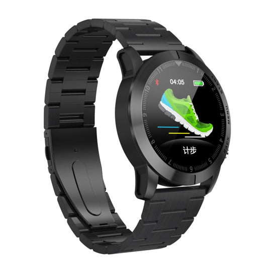 DTNO.1 S10 1.3 inches TFT Color Screen Smart Bracelet IP68 Waterproof, Steel Watchband, Support Call Reminder /Heart Rate Monitoring /Sleep Monitoring /Multi-sport Mode (Black) - Smart Wristbands by DTNO.1 | Online Shopping South Africa | PMC Jewellery | Buy Now Pay Later Mobicred