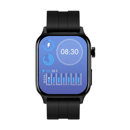 HAMTOD GT22 1.85 inch TFT Screen Health Smart Watch, Support Bluetooth Call / Plateau Blood Oxygen / Skin Health / Body Temperature / Arrhythmia / TI Heart Rate Monitoring (Black) - Smart Watches by HAMTOD | Online Shopping South Africa | PMC Jewellery | Buy Now Pay Later Mobicred