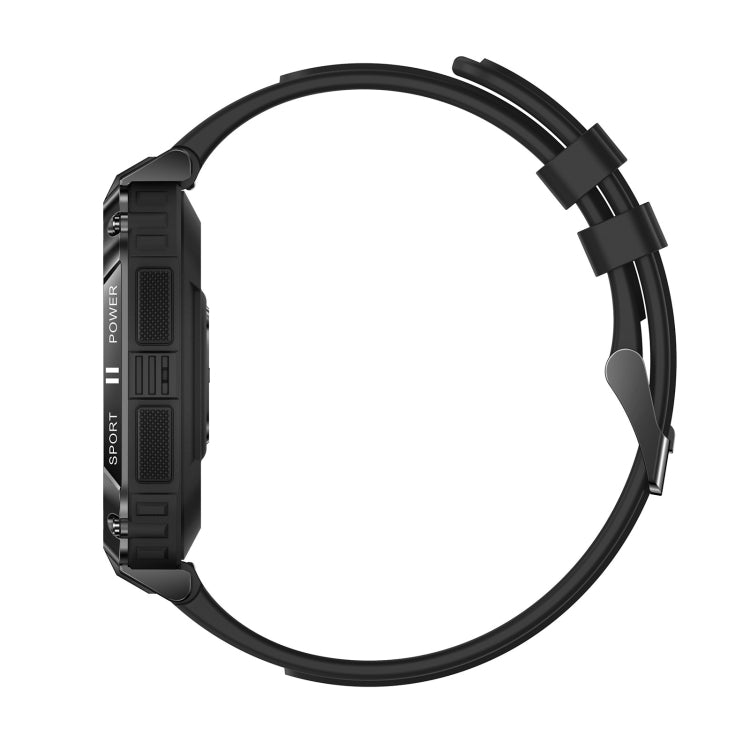 HAMTOD T3 1.95 inch Three Defenses Sport Smart Watch, Support BT Call / Sport Modes / Sleep / Heart Rate / Blood Oxygen / Blood Pressure Monitoring(Black) - Smart Watches by HAMTOD | Online Shopping South Africa | PMC Jewellery | Buy Now Pay Later Mobicred