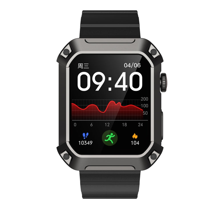 HAMTOD NX3 Pro 1.83 inch Rugged Smart Watch, Support Bluetooth Call / Sleep / Heart Rate / Blood Oxygen / Blood Pressure Monitoring(Black) - Smart Watches by HAMTOD | Online Shopping South Africa | PMC Jewellery | Buy Now Pay Later Mobicred