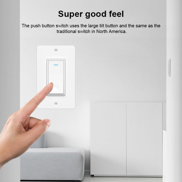 120 Type WiFi Smart Wall Touch Switch, US Plug(White) - Smart Switch by PMC Jewellery | Online Shopping South Africa | PMC Jewellery