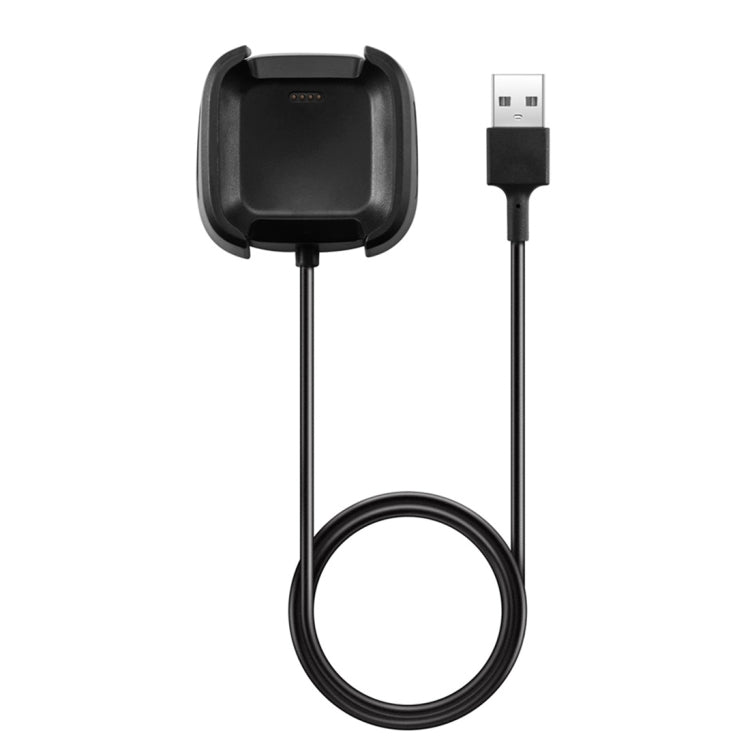 Replacement USB Charger Charging Cable Dock Adapter for Fitbit Versa Smartwatch, Cable Length: 1m(Black) - Charger by PMC TechLife | Online Shopping South Africa | PMC TechLife | Buy Now Pay Later Mobicred