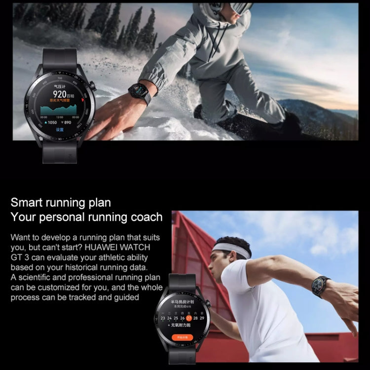 HUAWEI WATCH GT 3 Smart Watch 42mm Braided Wristband, 1.32 inch AMOLED Screen, Support Heart Rate Monitoring / GPS / 7-days Battery Life / NFC(Pink) - Wearable Devices by Huawei | Online Shopping South Africa | PMC Jewellery | Buy Now Pay Later Mobicred