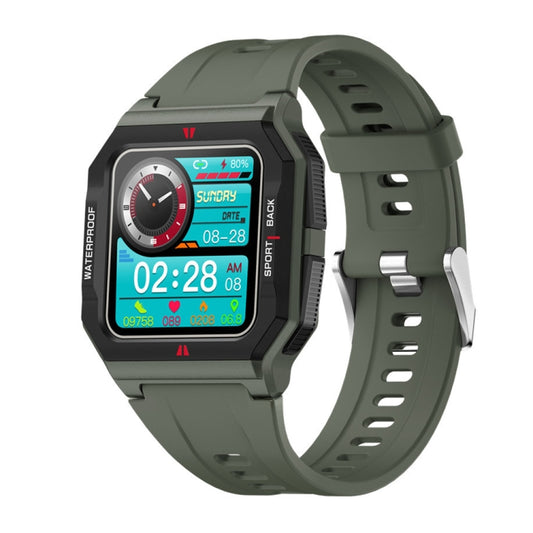 Lokmat FT10 1.3 inch IPS Touch Screen Waterproof Smart Watch, Support Music Play / Heart Rate / Blood Pressure Monitor(Green) - Smart Watches by Lokmat | Online Shopping South Africa | PMC Jewellery | Buy Now Pay Later Mobicred