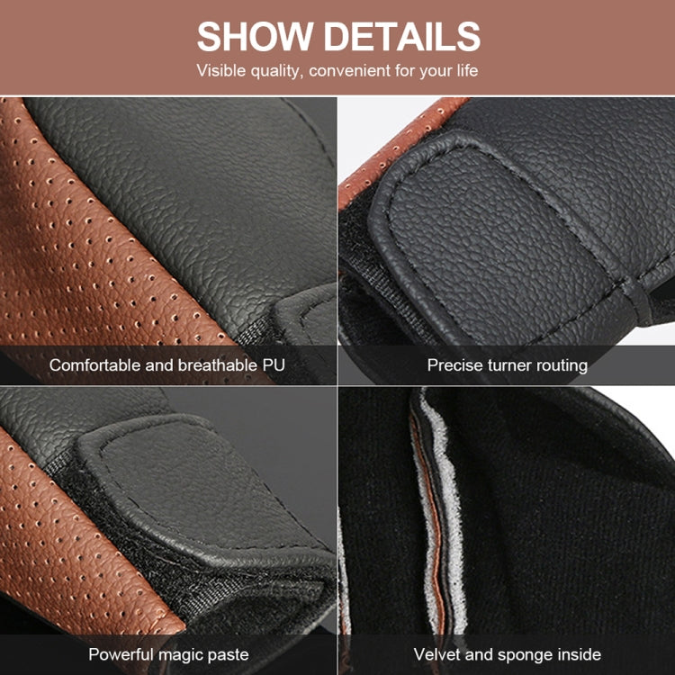 Universal Car PU Leather Gear Shift Knob Protective Cover (Black) - Shift Knob by PMC TechLife | Online Shopping South Africa | PMC TechLife | Buy Now Pay Later Mobicred