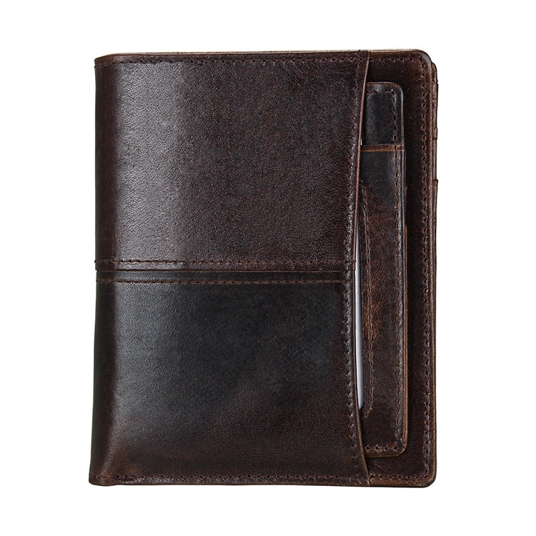 8232 Antimagnetic RFID Men Oil Wax Leather Wallet with Detachable Card Holder - Antimagnetic RFID Package by PMC Jewellery | Online Shopping South Africa | PMC Jewellery | Buy Now Pay Later Mobicred