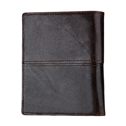 8232 Antimagnetic RFID Men Oil Wax Leather Wallet with Detachable Card Holder - Antimagnetic RFID Package by PMC Jewellery | Online Shopping South Africa | PMC Jewellery | Buy Now Pay Later Mobicred