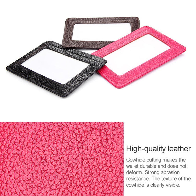KB37 Antimagnetic RFID Litchi Texture Leather Card Holder Wallet Billfold for Men and Women (Red) - Antimagnetic RFID Package by PMC TechLife | Online Shopping South Africa | PMC TechLife | Buy Now Pay Later Mobicred