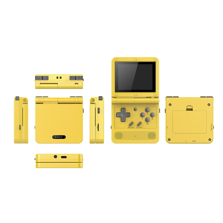 Powkiddy V90 3.0 inch IPS Screen 64-bit Retro Handheld Game Console with 16GB Memory (Yellow) - Pocket Console by PMC Jewellery | Online Shopping South Africa | PMC Jewellery | Buy Now Pay Later Mobicred