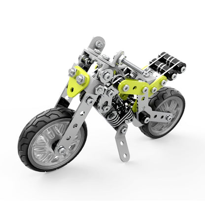 MoFun SW-003 188 PCS DIY Stainless Steel Street Motorcycle Assembling Blocks - Building Blocks by MoFun | Online Shopping South Africa | PMC Jewellery | Buy Now Pay Later Mobicred