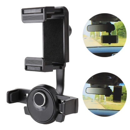 Portable Car Rearview Mirror Mobile Phone Bracket - Car Holders by PMC Jewellery | Online Shopping South Africa | PMC Jewellery