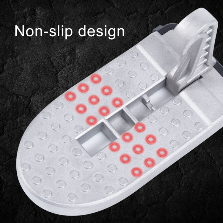 Multi-function Car Door Sill Step Pedals Pads (Silver) - free shipping - PMC TechLife - Order now!