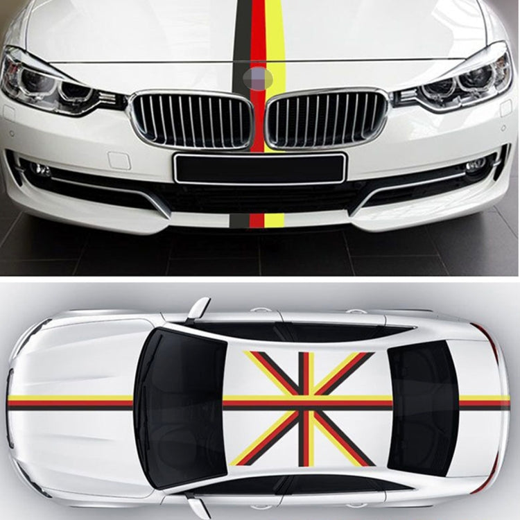 2m German Flag Car Plastic Wrap Sticker Decal Film - Decorative Sticker by PMC TechLife | Online Shopping South Africa | PMC TechLife