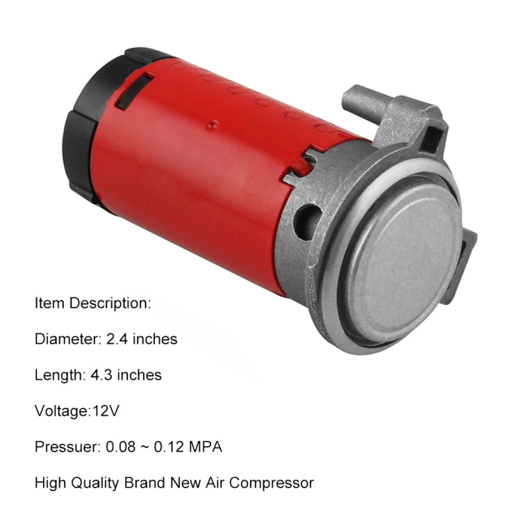 12V Portable Air Compressor for Air Horn Car Truck Vehicle - Inflatable Pump by PMC TechLife | Online Shopping South Africa | PMC TechLife