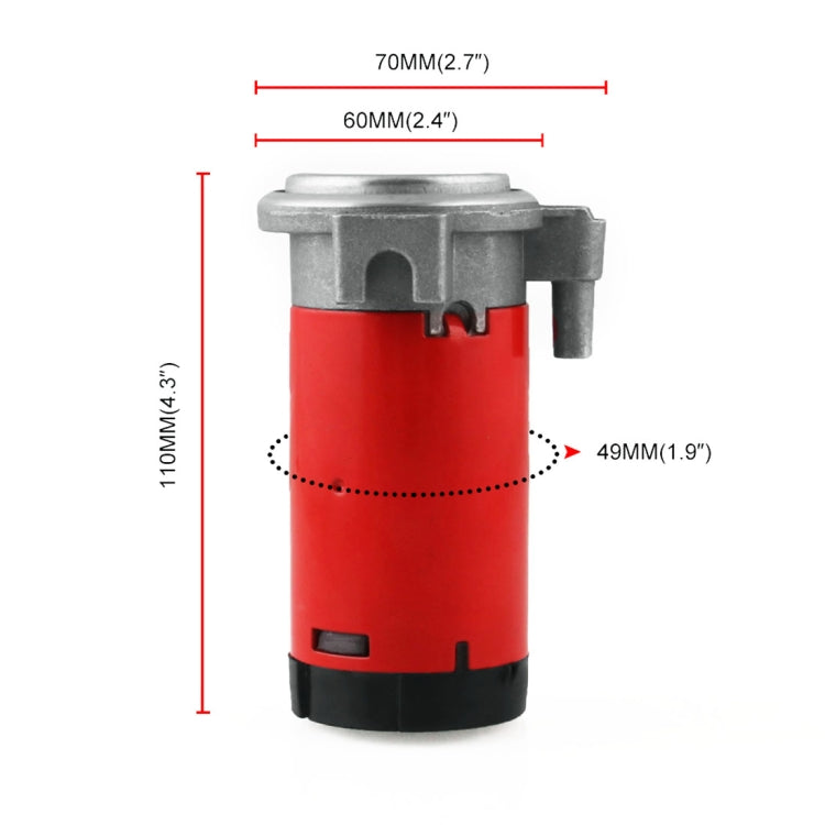 12V Portable Air Compressor for Air Horn Car Truck Vehicle - Inflatable Pump by PMC TechLife | Online Shopping South Africa | PMC TechLife