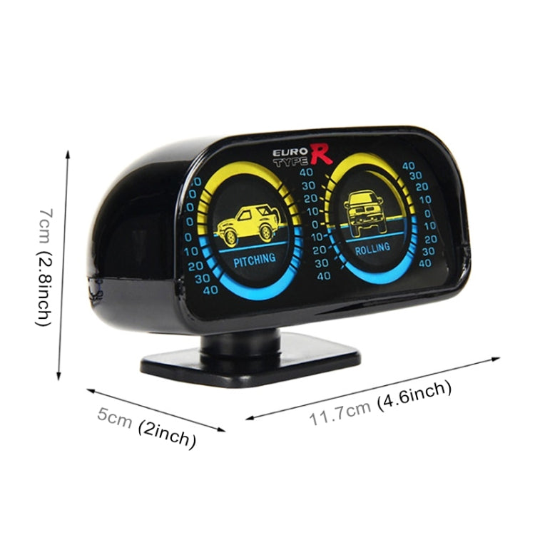 TR-9601 Adjustable Slope Meter Slopemeter Finder Tool Car Vehicle Inclinometer Gauge(Black) - Tire Pressure Gauges by PMC TechLife | Online Shopping South Africa | PMC TechLife | Buy Now Pay Later Mobicred