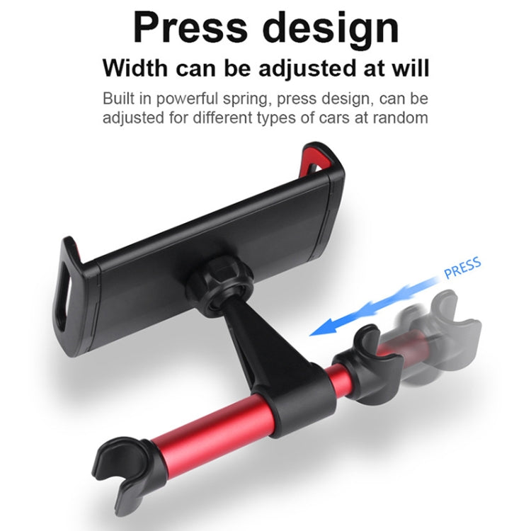 p-01 Auto Car Seatback Tablet PC / Mobilephone Holder (Red) - Car Holders by PMC TechLife | Online Shopping South Africa | PMC TechLife