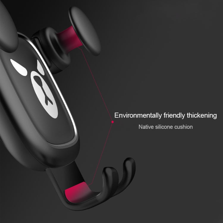 Big Eyes Pattern Gravity Cartoon Air Vent Car Mount Phone Holder(Black) - free shipping - PMC TechLife - Order now!